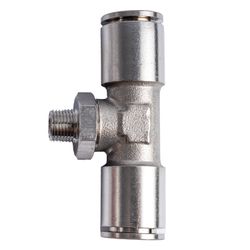 Metal Pu Fitting T-joint 12mm 1/8